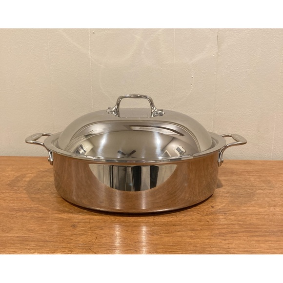 all clad Kitchen All Clad Pot With Domed Lid And Roasting Rack